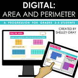 DIGITAL: Area and Perimeter for Grades 3-5 | Distance Learning