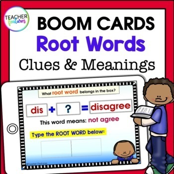 Preview of PREFIX & SUFFIX 2nd 3rd Grade ROOT WORDS AFFIX Vocabulary Activities BOOM CARDS