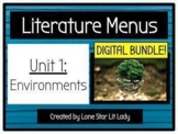 DIGITAL BUNDLE: Environments Literature Menus (Unit 1)
