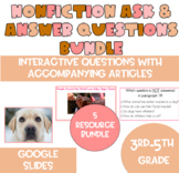 DIGITAL BUNDLE Nonfiction Ask and Answer Questions with Articles