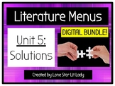 DIGITAL BUNDLE: Solutions Literature Menus (Unit 5)
