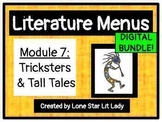 DIGITAL BUNDLE: Tricksters and Tall Tales Literature Menus