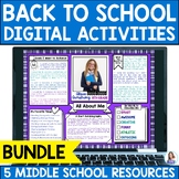 Back to School Activities - Get to Know You - All About Me