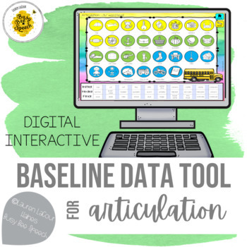 Preview of DIGITAL Baseline Data Tool for Articulation