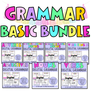 Preview of DIGITAL Basic Grammar BUNDLE | GOOGLE | INTERACTIVE