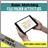DIGITAL Basic Matching File Folder Activities