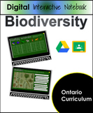 DIGITAL Biodiversity - Science Interactive Notebook ONTARI
