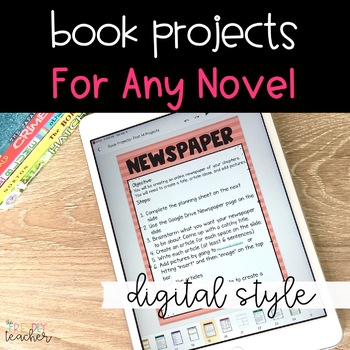 Preview of DIGITAL Book Projects for Any Novel 