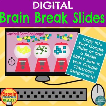 Preview of DIGITAL Brain Break Google Slides