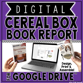 Preview of DIGITAL CEREAL BOX BOOK REPORT PROJECT FOR GOOGLE DRIVE™