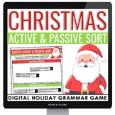 Christmas Grammar Activity - Active and Passive Voice Inte