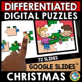 DIGITAL CHRISTMAS PUZZLES GAME GOOGLE SLIDES MATH LOGIC SH