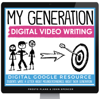 Preview of Creative Writing Digital Assignment - My Generation Open Letter - Video Intro