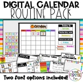 DIGITAL Calendar Routine Kit for Primary Grades
