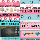 DIGITAL Canadian Distance Learning BUNDLE Google Classroom