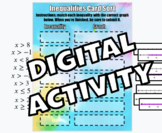 DIGITAL Card Sort - Inequalities on a Numberline