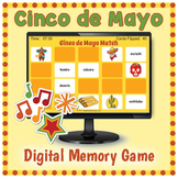 DIGITAL Cinco de Mayo Memory Matching Card Game