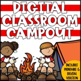 DIGITAL Classroom Camping for an End of the Year Celebration
