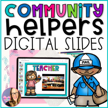 Preview of DIGITAL Community Helpers - Digital Slides