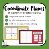 DIGITAL Coordinate Planes: Interactive Graphing, Distance,