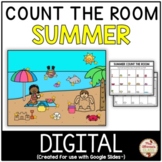 DIGITAL Count the Room - Summer {Google Slides™/Classroom™}