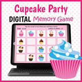 DIGITAL Cupcake Memory Matching Card Game