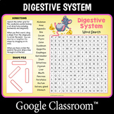 DIGITAL DIGESTIVE SYSTEM Word Search Puzzle Worksheet Acti