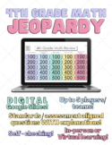 DIGITAL DISTANCE LEARNING 4th Grade Math Review Game - Jeo