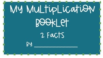 Preview of DIGITAL DISTANCE LEARNING INTERACTIVE Multiplication Booklet Google Slides