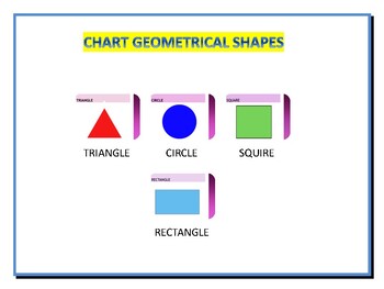 Preview of BASIC SHAPES DOWNLOAD AND PASTE ON COPY + Chart +Exercise