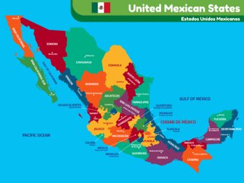 map of mexico worksheets teaching resources teachers pay teachers