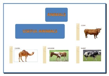 Preview of DIGITAL DOWNLOADS USEFUL ANIMALS AND PASTE IT IN COPY + CHART