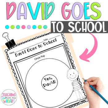 Preview of DIGITAL David Goes to School Book Study, Back to School, Classroom Rules