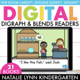 DIGITAL Decodable Readers Digraphs and Blends | Boom Cards