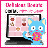 DIGITAL Donut Matching Game - Doughnut Memory Game
