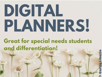 Preview of DIGITAL ECR Planners! Extended Constructed Response