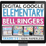 Elementary Bell Ringers - Grammar, Brainstorming, Writing,