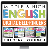 English Bell Ringers - Grammar, Word Choice, Writing, & Vi