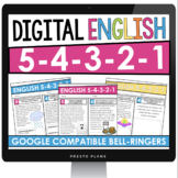 English Bell Ringers - Grammar, Vocab, Lit Terms, Writing,