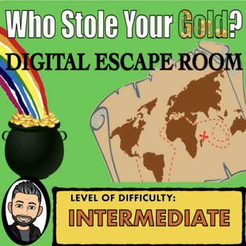 Preview of DIGITAL ESCAPE ROOM: Who Stole Your Gold?