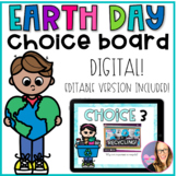 DIGITAL Earth Day Choice Board - Distance Learning