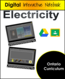 DIGITAL Electricity - Science Interactive Notebook ONTARIO