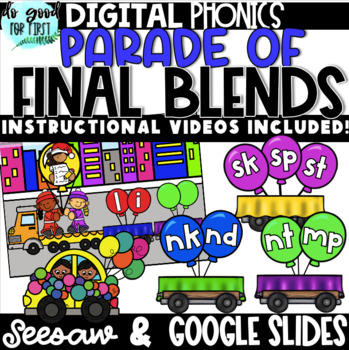 Preview of DIGITAL FINAL BLENDS - Google Slides & Seesaw