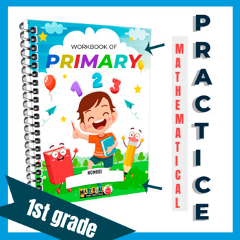 Preview of DIGITAL⭐ FIRST Grade Math Interactive Notebook ⭐ Distance Learning
