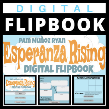 Preview of DIGITAL FLIPBOOK - ESPERANZA RISING - PAM MUNOZ RYAN - PROJECT DISTANCE LEARNING