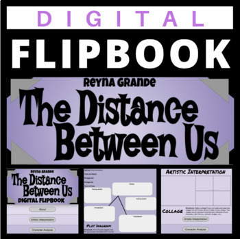 Preview of DIGITAL FLIPBOOK - THE DISTANCE BETWEEN US - REYNA GRANDE PROJECT DISTANCE LEARN