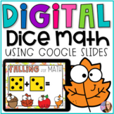 DIGITAL Fall Math Dice Addition and Subtraction