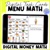 DIGITAL Fast Food Menu Math for Chicken - A FUN Money Math Center