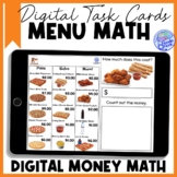 DIGITAL Fast Food Menu Math for Pizza - A FUN Money Math Center