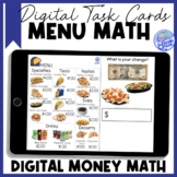 DIGITAL Fast Food Menu Math for Tacos - A FUN Money Math Center